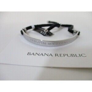 Banana republic idiom Pardon my French Bracelet NWT 39